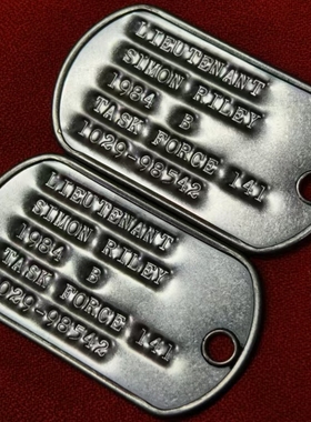 SIMON RILEY身份牌凹版Ghost狗牌周边游戏手办使命召唤项链直销