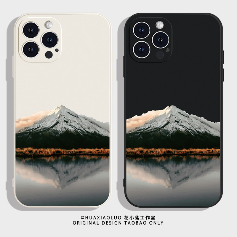 雪山~iPhone17promax苹果16小米15华为mate80新款pura70红米K80至尊适用oppo荣耀500超好看ins风14pm手机壳13