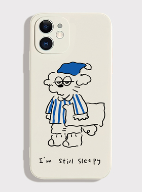 好困啊~欧美卡通IQOO8pro苹果13/14promax手机壳iPhone12可爱xr适用nova10华为p30/mate50e小米civi2荣耀vivo