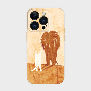 勇敢的心~适用华为iPhone苹果16promax手机壳保护外壳小米15可爱猫咪搞怪趣味14韩系ins风13小众独特艺术感12