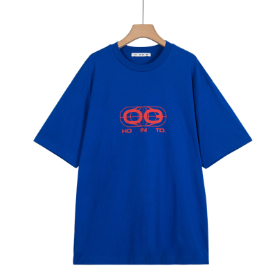 摩系列剪标男装夏季新款宽松印花短袖时尚T恤CAI3TEE010/3-15