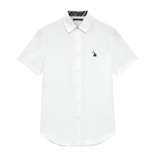 太系列剪标男装夏季新款时尚刺绣短袖衬衫XQ2503/T-46