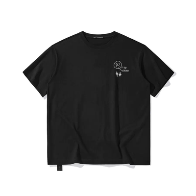 太系列剪标男装夏季新款时尚印花宽松短袖T恤XQ2408/T-11