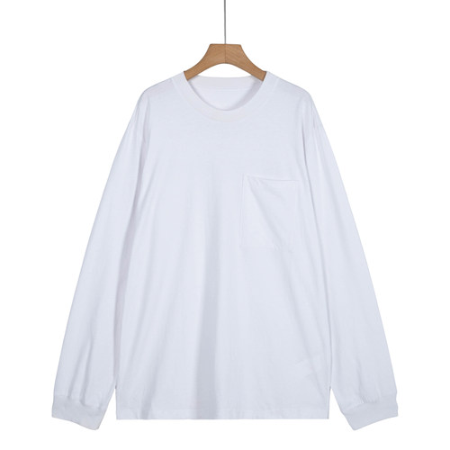 摩系列剪标男装秋季新款后背印花套头圆领长袖T恤CAI1TEE013/3-99
