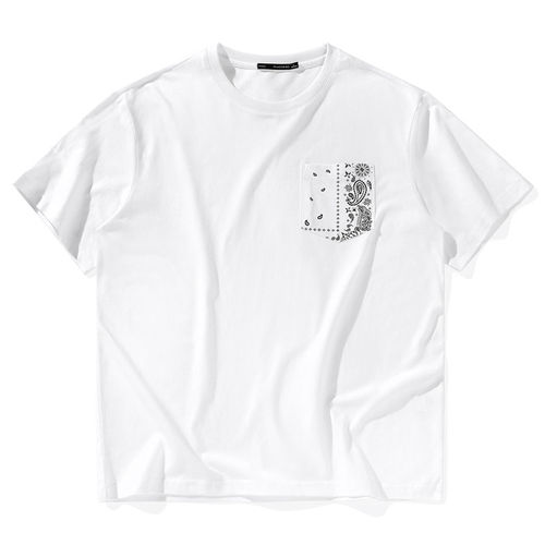 太系列剪标男装夏季新款腰果花短袖休闲T恤潮XQ2120/2115/T-1