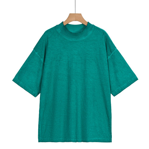 摩系列剪标男装夏季新款潮流小圆领洗水短袖T恤FZ03TEE013/3-5