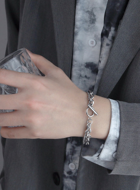 手链男潮ins小众设计男款冷淡风