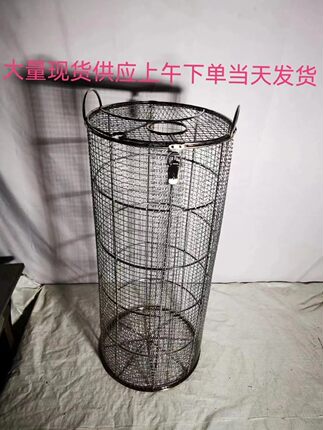 全新304重型加固多条支撑污水泵笼防护保护罩化粪池鱼塘过滤网