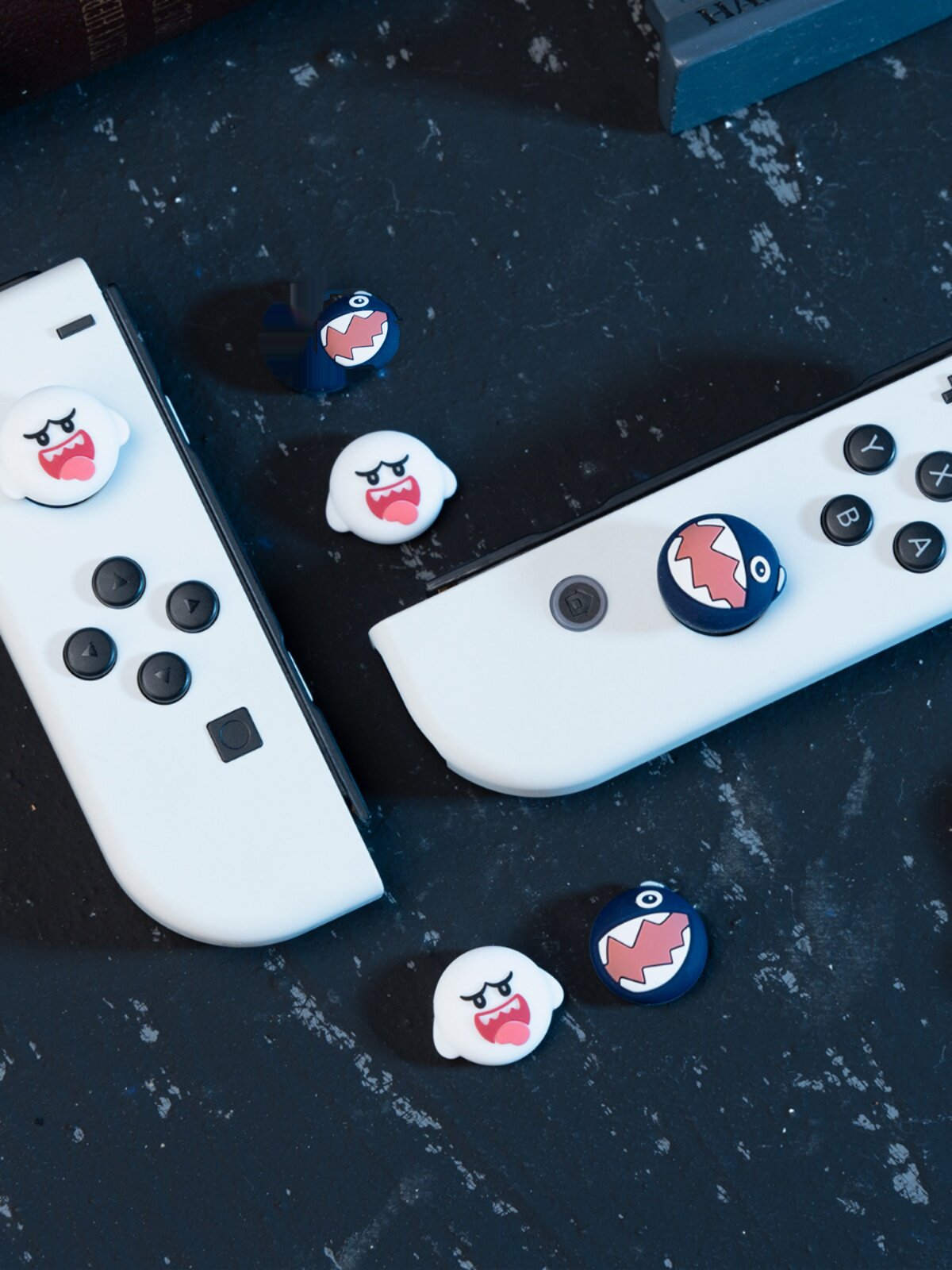 NINTENDO 스위치 로커 캡 OLED 게임 콘솔 키 캡 로커 커버 NS MARIO GHOST WOOFOW