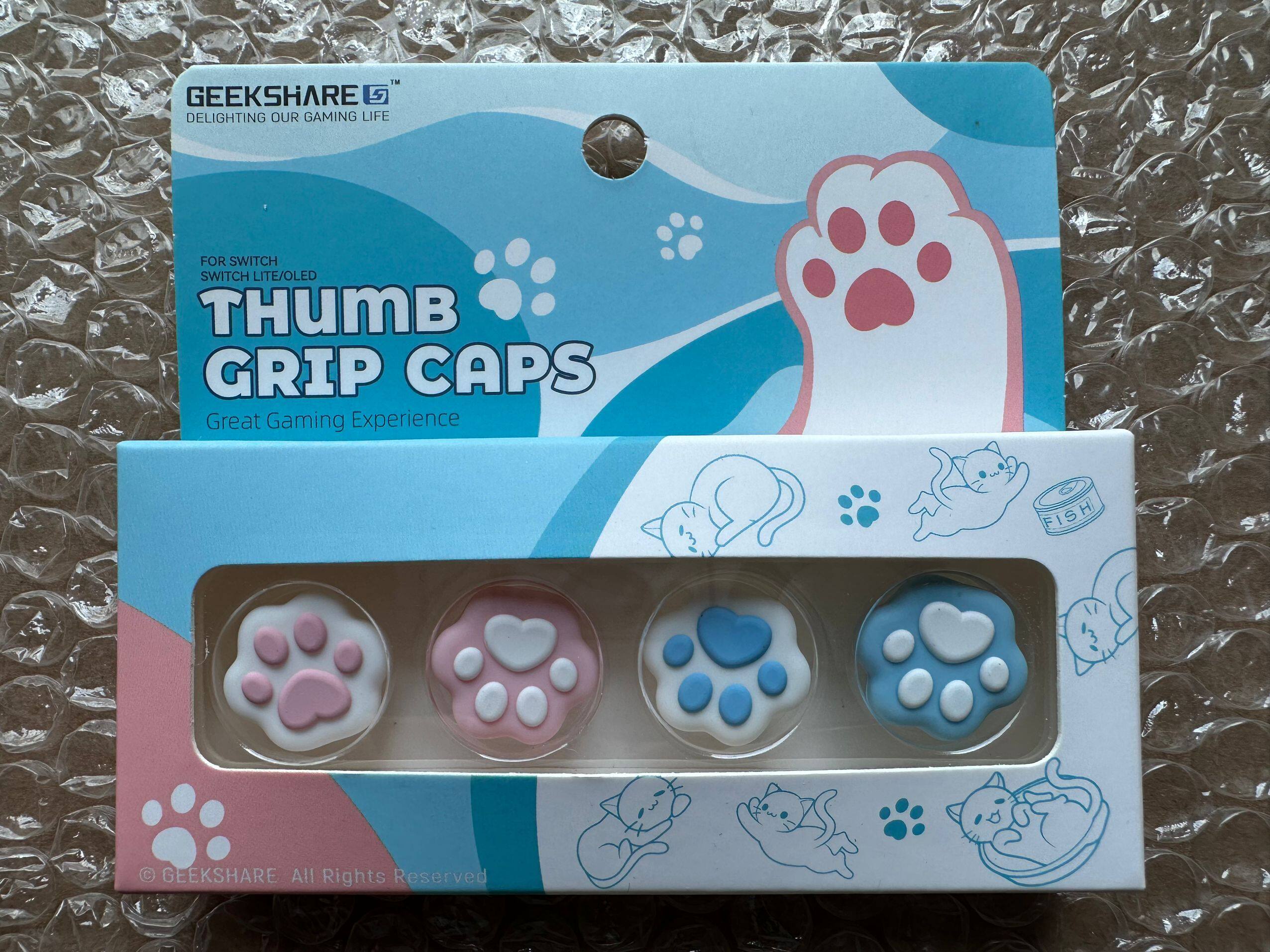 나는 정말로 닌텐도 스위치 로커 캡 NS 실리콘 버튼 캡 OLED 핸들 보호 캡 라이트 고양이 발톱을 원합니다