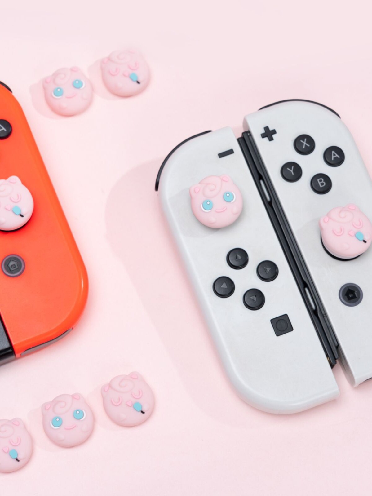 닌텐도 스위치 로커 캡 OLED 게임 콘솔 키 캡 로커 커버 NS  통통한 작은 가수