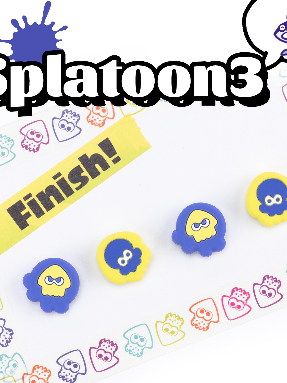 NINTENDO 스위치 로커 캡 NS 로커 커버 실리콘 버튼 보호 커버 OLED SPLATOON 3에 적합