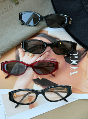 防紫外线猫眼复古女贵气偏光墨镜