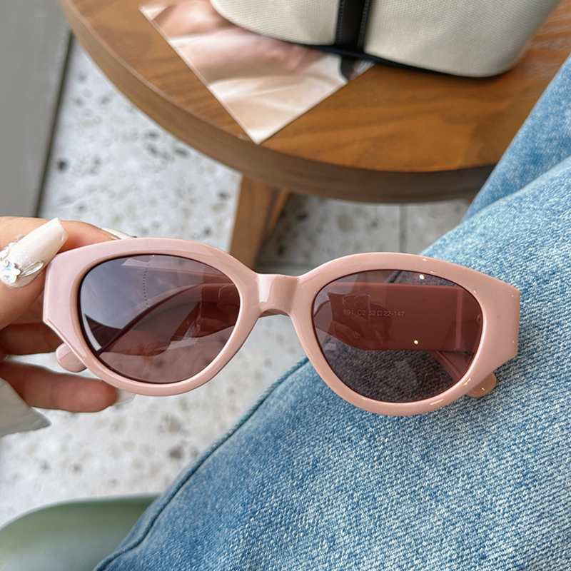 刘亦菲同款多边形粉色偏光墨镜网红素颜街拍凹造型防紫外线太阳镜