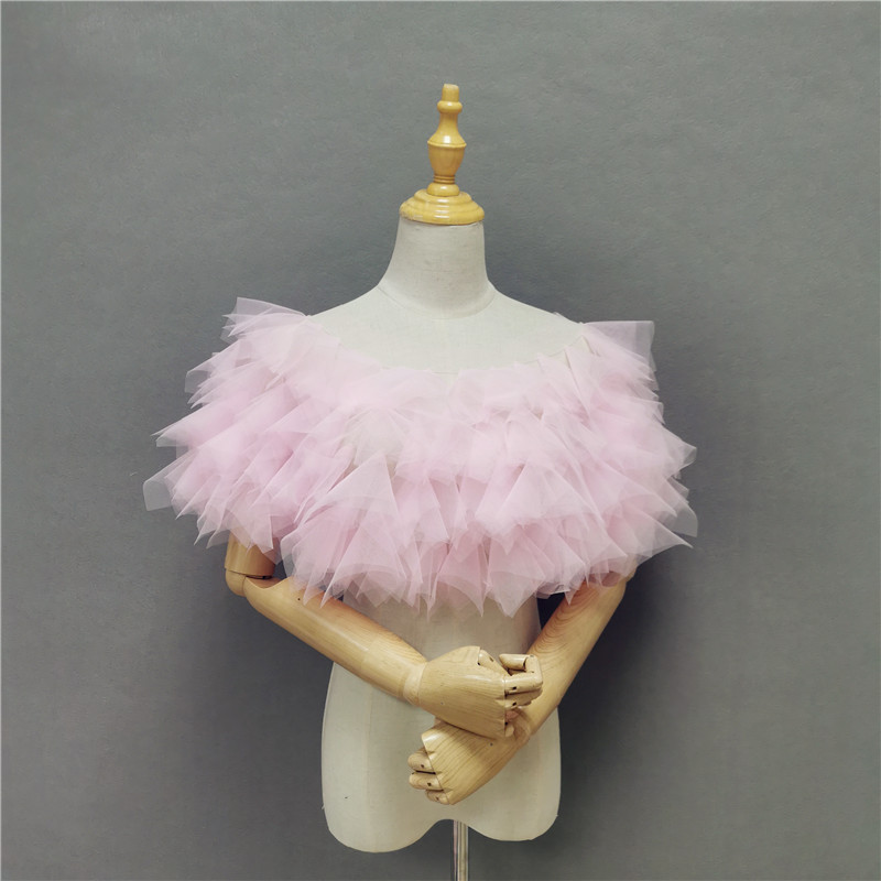 斗篷粉色影楼道具旅拍吊带裙披肩