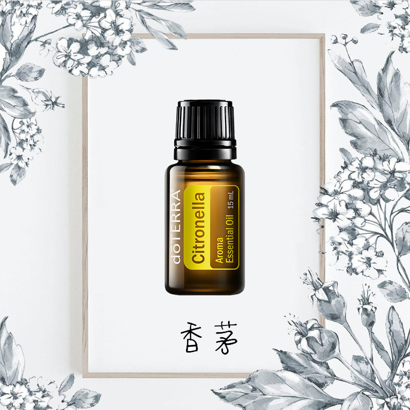 香茅精油doterra多特瑞美国15ml单方香茅精油驱蚊虫香熏刮码
