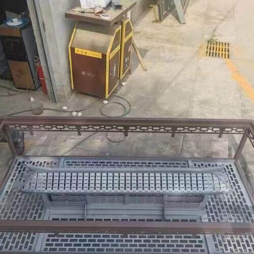 西安咸阳仿古门窗花格鞋架中式庭院设计来图设计加工定制