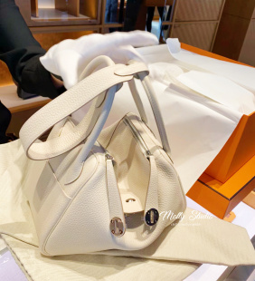 林迪包琳迪医生包老金私定手工坊纯手缝蜡线h家26奶昔白cc10