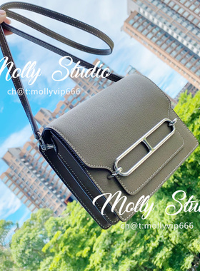 【Molly Studio】老金私定坊roulis19原皮进口蜜蜡线手缝猪鼻子包