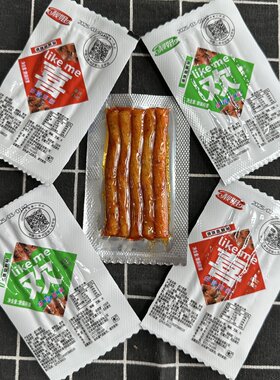 靓姐辣条卤汁面筋500g小包装