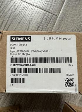 议价6EP3333-6SB00-0AY0 电源模块 DC24V 4A 工控自动化电源维修