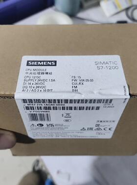 议价6ES7 215-1AG40-0XB0 1215C CPU S7-1200 工控模块维修