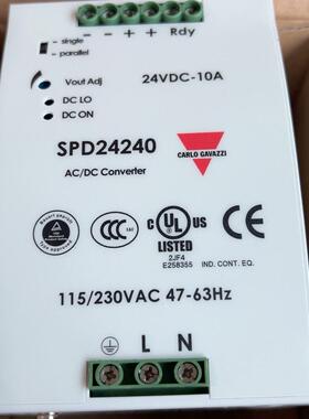 议价SPD24240 佳乐开关电源 AC/DC转换24VDC10A工业电源维修