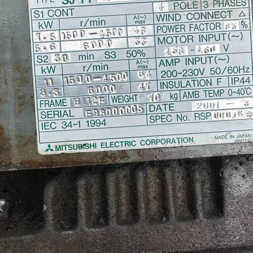 议价SJ-PF11-01 交流主轴电机 11KW三相工业自动化配件维修