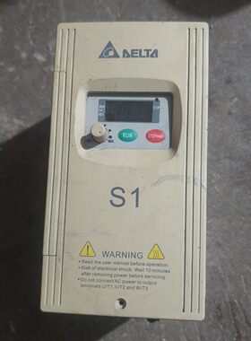 议价台达S1系列VFD015S43D 变频器 1.5KW 三相电机调速维修