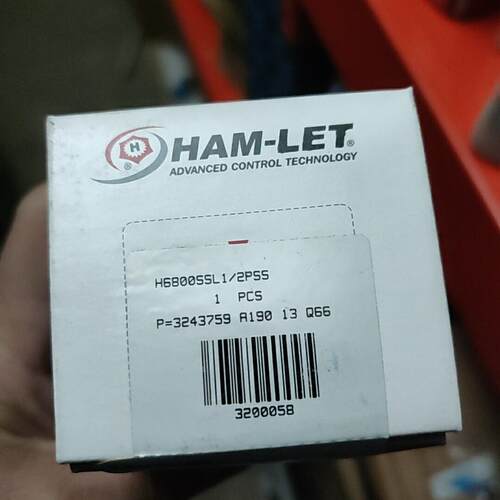 议价H6800SSL 1/2 PSS 哈姆雷特工业控制阀维修