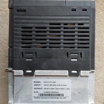 议价ITD310-4T1.5GB汇川变频器 1.5kw三相工控配件维修