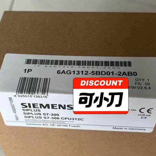议价6AG1312-5BD01-2AB0 CPU312C SIPLUS S7-300 工控模块维修
