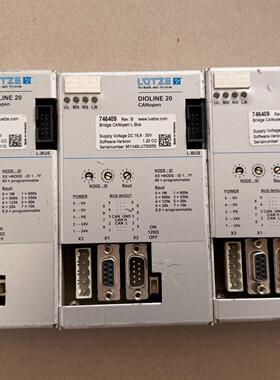 议价746409 plc模块 吕策DIOLINE20 CANopen通讯控制模块维修