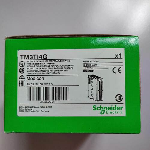 议价TM3TI4G 4路温度检测模块 卡簧端子工控扩展模块维修