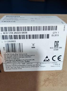 议价6ES7 214-2AD23-0XB8 CPU模块 PLC可编程工控模块维修