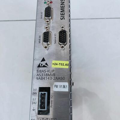 议价9AB4143-2AA50 工控控制模块 SIBAS-KLIP AS318MVB维修