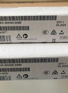 议价6ES7431-0HH00-0AB0 PLC工业控制模块 自动化配件维修