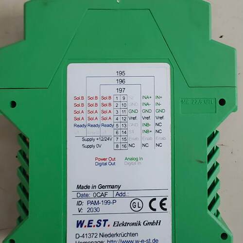 议价PAM-199-P WEST放大卡 工控信号模块 功能保证维修
