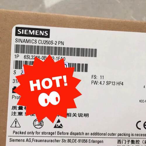 议价6SL3246-0BA22-1FA0 CU250S-2 PN 工控自动化控制模块维修