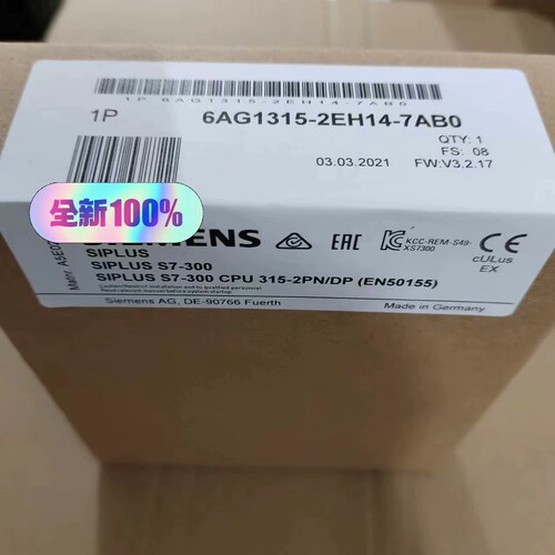 议价6AG1315-2EH14-7AB0 SIPLUS S7-300 CPU 315-2PN/DP模块维修