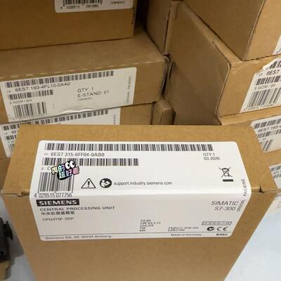 议价6ES7315-6FF04-0AB0 中央处理器模组 CPU315F-2DP S7-300维修