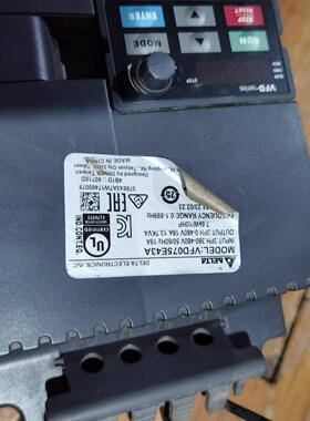 议价VFD075E43A 中达变频器 7.5KW 三相380V 工业变频维修