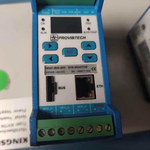 议价TM591-B00-G00 震动传感器 PROVIBTECH工业监测模块维修