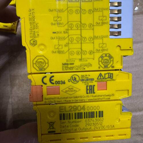 议价EL2904 倍福BECKHOFF工控模块 4路数字输 24V维修
