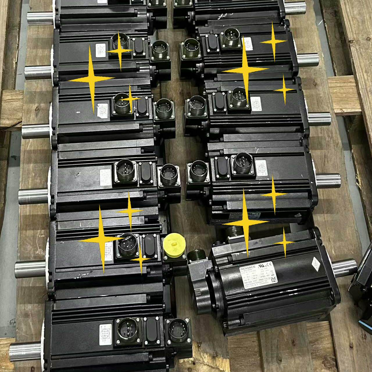 议价汇川3kw 5kw带刹车伺服电机 工控自动化驱动电机维修