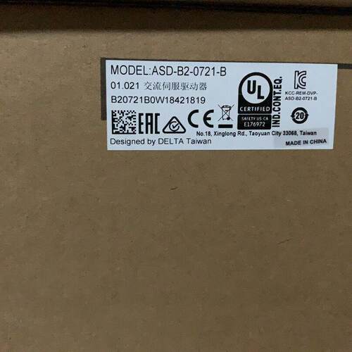 议价ASD-B2-0721-B 台达交流伺服驱动器 工控自动化配件维修