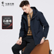 保暖石墨烯保暖外套 与狼共舞连帽夹克男2025秋季 科技锁温 新款