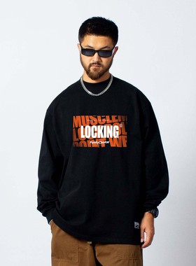 FunkyChoice重磅260g长袖T恤街舞locking服装比赛锁舞演出情侣款