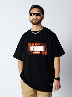 FunkyChoice重磅260g街舞T恤breaking霹雳舞嘻哈短袖体恤tee男女