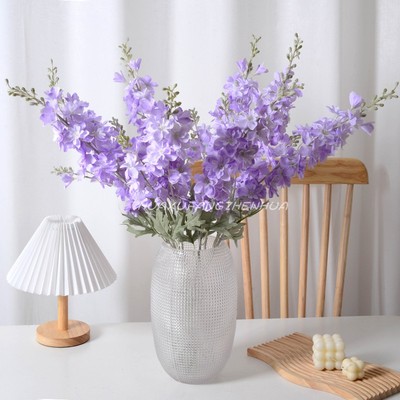 飞燕草仿真花婚庆家居装饰摆件